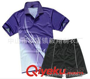 球衣運(yùn)動(dòng)服 工廠定做 網(wǎng)球服 羽毛球服 速干球衣套裝 跑步健身運(yùn)動(dòng)休閑套裝原始圖片3