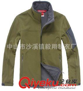衛衣套頭衫 工廠定做 男式四面彈復合搖粒絨夾克  戶外防風防水外套 logo繡花原始圖片2