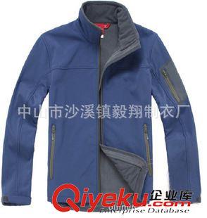衛衣套頭衫 工廠定做 男式四面彈復合搖粒絨夾克  戶外防風防水外套 logo繡花原始圖片3
