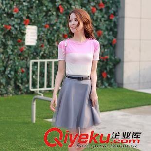 連衣裙 一件代發(fā)  夏季新款三層亮片刺繡花朵時(shí)尚連衣裙 加盟代理代發(fā)原始圖片2
