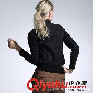 襯衣 供應(yīng)新款氣質(zhì)OL百搭時(shí)尚V領(lǐng)素色女式襯衣 長(zhǎng)袖 歐美風(fēng)