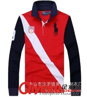 男式T恤polo 长袖POLO衫 工厂直供gd长袖POLO衫 承接定做品牌polo衫