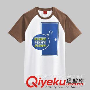 男式T恤polo 廠家供應男款插肩袖T恤 強迫癥KNOCK PENNY 生活大爆炸 純棉T原始圖片2