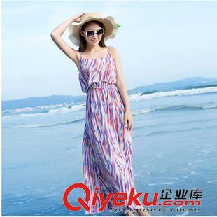 6月新款 春夏新款韓版連衣裙假兩件性感網(wǎng)紗中長裙子無袖背心打底裙