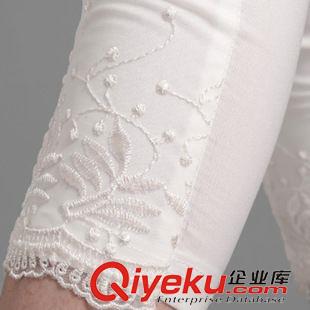 打底褲 2015夏季韓版修身九分褲七分褲蕾絲拼接小腳褲鉛筆褲打底褲