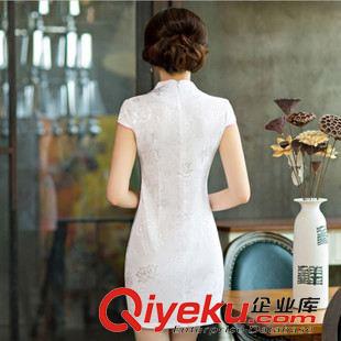 旗袍 2015夏裝改良女旗袍連衣裙復古修身日常旗袍短款禮服原始圖片3