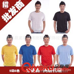 圓領(lǐng)短袖T 現(xiàn)貨供應(yīng)短袖夏裝品質(zhì)男女同款T恤純色全棉衫可印字