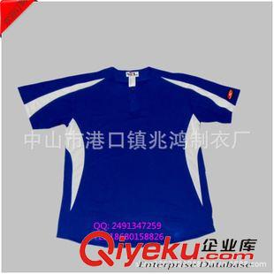 運動服裝系列 工廠供應定做2015夏裝韓版新款棒球衫 男士撞色拼接短袖棒球服原始圖片2