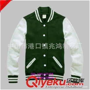 運動服裝系列 定做男式外貿棒球服 男士夾克衫 秋冬仿皮袖外套棒球服 歡迎訂購