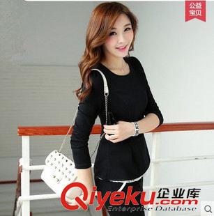8月25新品 2015秋季新款   時尚韓版氣質女休閑運動套裝女原始圖片3