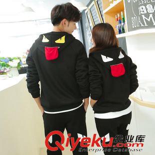 8月15新品 2015秋季新品 時(shí)尚卡通小怪獸連帽衛(wèi)衣 外套原始圖片3