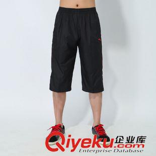 五分 七分短褲 男士夏季運動跑步短褲 男款休閑梭織內(nèi)網(wǎng)七分速干褲加碼加肥中褲