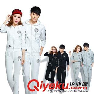 9月情侶裝 新品促銷 春秋男女運(yùn)動(dòng)套裝 情侶裝休閑套裝 專制班服原始圖片2