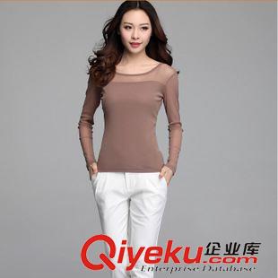 早秋新款 韓版彈力紐扣修身V領針織衫 時尚秋冬打底衫 毛衣直批