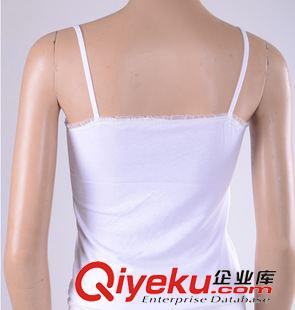 小背心、吊帶衫 專業生產女士工字背心 純棉純色打底衫小背心 承接訂單生產原始圖片2