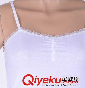 小背心、吊帶衫 專業生產女士工字背心 純棉純色打底衫小背心 承接訂單生產原始圖片3