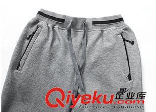 休閑褲 廠家定做夏季薄款男士休閑褲 純棉運(yùn)動褲直筒長褲男裝衛(wèi)褲原始圖片3