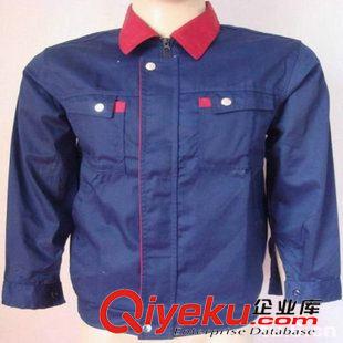 工作服、連體服 廠家定做純棉/滌棉紗卡建筑工人工作服 工廠廠服訂做