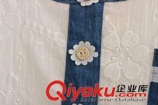七月上新一期 實(shí)拍日系森女短袖t恤女夏蕾絲鉤花大碼寬松學(xué)生小衫潮原始圖片3