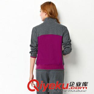 秋季中老年款 春秋裝女款媽媽裝中年人休閑運動套裝中老年純棉運動服運動三件套原始圖片3