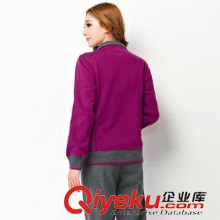 秋季中老年款 春秋女款媽媽裝中老年人休閑運動服套裝純棉加大碼晨練衛(wèi)衣三件套原始圖片2