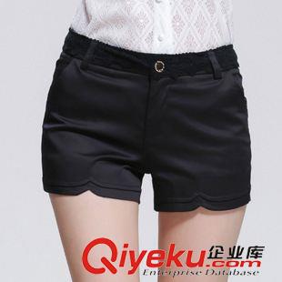 半身裙  短褲 實拍 2015糖果色休閑褲夏季新款女蕾絲短褲 韓版顯瘦女褲原始圖片3
