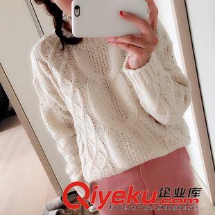 秋季毛衣系列 現(xiàn)貨韓版2015冬新款時尚純色寬松開衫針織毛衣女好質(zhì)量