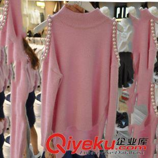9月10日更新中 2015秋冬韓版復古釘珠氣質重工鑲鉆時尚百搭套頭毛衣女