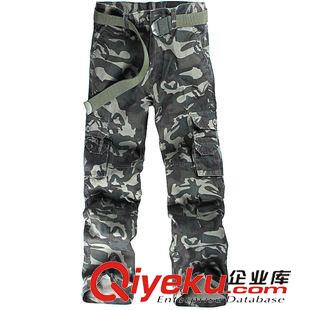 外貿(mào)軍品服飾 2015男士休閑多口袋戶外迷彩軍裝褲特種兵工裝長(zhǎng)褲男批發(fā)原始圖片2