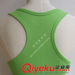 背心  裹胸 安全褲 皮帶飾品 夏季新品  韓版純棉工字背心女 糖果色女士背心打底衫原始圖片3
