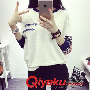 22 969#實拍新款韓版女裝大碼寬松顯瘦打底衫上衣女學生長袖t恤原始圖片2