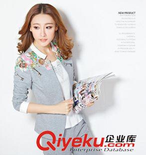 秋裝一區 3224#春秋新款女裝小西服三件套修身顯瘦運動套裝時尚休閑原始圖片2