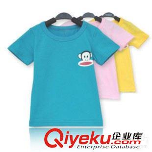 童裝 專業(yè)生產(chǎn)兒童卡通繡花t恤，全棉t恤，翻領(lǐng)t恤，時(shí)尚兒童t恤。加工原始圖片2