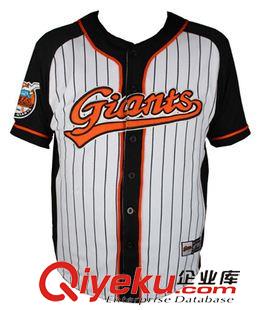 棒球服 外貿(mào)棒球服球衣  貼布繡短袖開衫全滌運動球衣定做原始圖片2