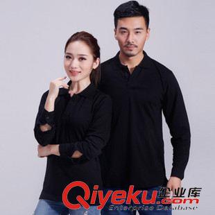 純棉T恤衫 來圖定制t恤翻領廣告衫文化衫diy班服定做長袖工作服印制原始圖片3