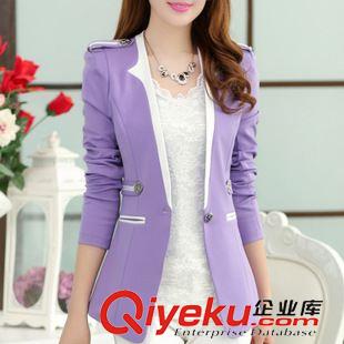 小西裝 2015春款新款女裝韓版秋裝外套女士小西服潮修身小西裝原始圖片2