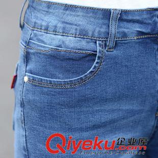 牛仔中褲 2015夏裝女士大碼七分褲新款休閑牛仔褲 批發(fā)原始圖片2
