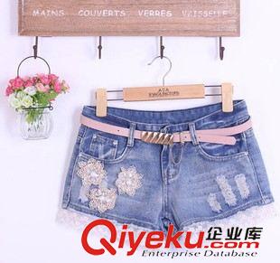 牛仔短褲 1夏季 新款 韓版 女裝 有彈力 七分牛仔褲