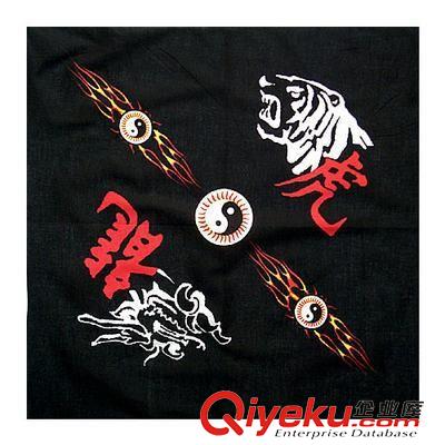 其他 新款時尚方巾潮流bandana 印花大手帕純棉頭巾絲網(wǎng)印花品質(zhì)保證