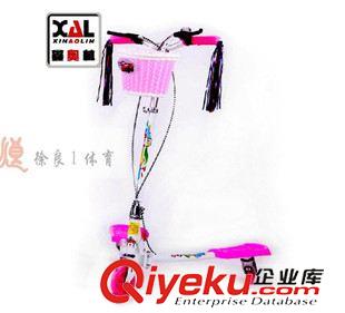 活力板（二輪 六輪） 包郵鑫奧林蛙式車兒童蛙式滑板車三輪帶手剎 活力板扭扭車滑板車原始圖片2