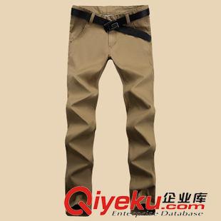 休閑長(zhǎng)褲 2014秋冬新品褲子 男士修身小腳休閑褲男加厚休閑褲男 韓版長(zhǎng)褲原始圖片3
