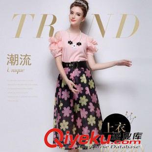 女式襯衫 2015夏季新款女裝歐美襯衣女士百搭歐根紗短袖上衣女 （送項鏈）
