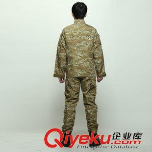 外貿迷彩 外軍戶外叢林野戰仿生迷彩服 特種兵虎斑迷彩作訓服套裝軍迷服