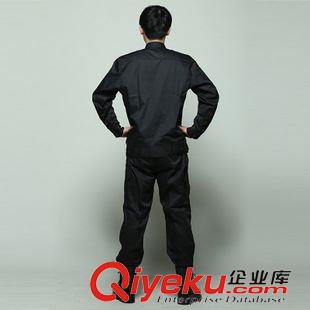 保安特勤服 長袖勞保工作服批發(fā) 保安酒店物業(yè)保安執(zhí)勤服 黑色作訓(xùn)服套裝