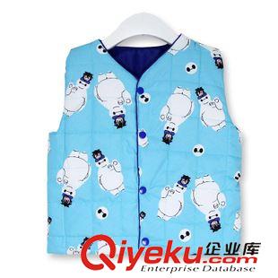 【2015春夏新品】 小童棉馬甲 兩面穿秋冬棉背心 保暖加厚童馬夾 tj供應兒童坎肩原始圖片2