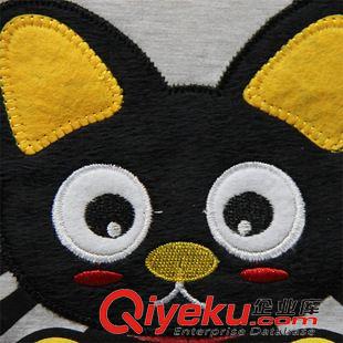 【2015春夏新品】 韓版2014新款夏童裝男童套裝兒童卡通短袖T恤休閑5分褲運動兩件套原始圖片2