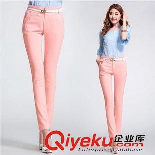 休閑褲（CASUAL PANTS） 女式精品2015新款休閑褲 OL顯瘦糖果色小腳褲 鉛筆褲 優(yōu)質(zhì)面料