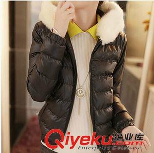 羽絨服 棉服專區(qū)（down coat） 秋冬裝新款小棉襖女 韓版大毛領(lǐng)輕薄短款修身長(zhǎng)袖棉衣百搭潮外套