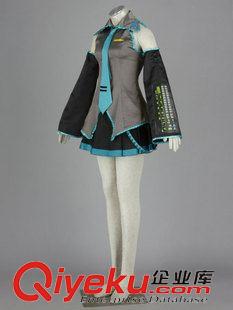 C-初音家族 Cosplay服裝批發(fā) 初音家族-初音未來Cosplay女裝1代-公式服-D28原始圖片2