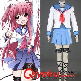 T-天使的心跳 cosplay動漫服裝批發(fā) 天使的心跳ANGEL BEATS-日向秀樹裝1代-SS
